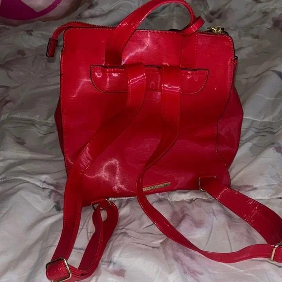 Steve Madden Red Backpack Vibrant and Functional - Picture 2 of 2